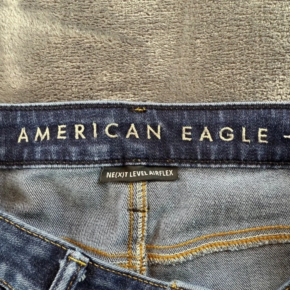 American Eagle‎ Mens Original Bootcut Jeans Dark Wash 32x30 Stretch Denim
